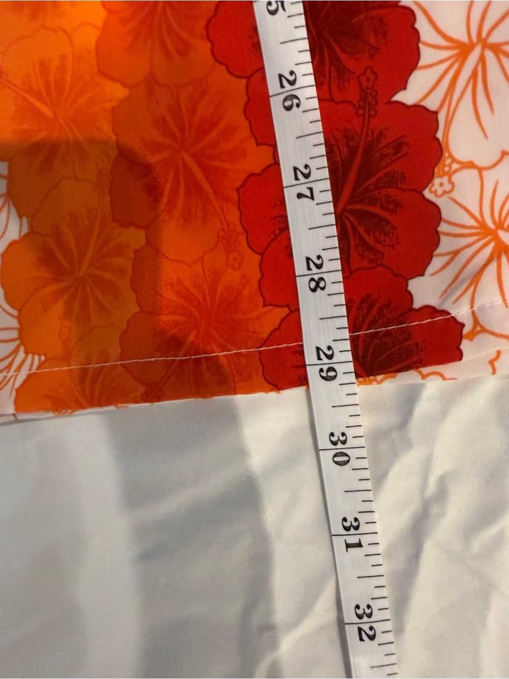Orange Floral Hawaiian Polo Shirt - Picture 4 of 5